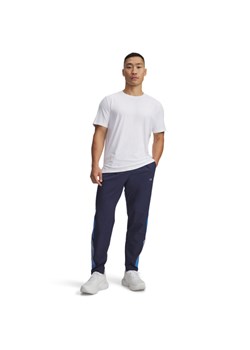 Męskie spodnie do biegania Under Armour  UA Velociti Storm Pant - granatowe ze sklepu Sportstylestory.com w kategorii Spodnie męskie - zdjęcie 185482886