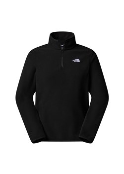 Bluza męska The North Face Glacier 1/4 Zip Fleece 0A8D0QJK31 - czarna ze sklepu streetstyle24.pl w kategorii Bluzy męskie - zdjęcie 185483056