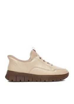 Sneakersy Rieker N1357-60 Beżowy ze sklepu eobuwie.pl w kategorii Buty sportowe damskie - zdjęcie 185483109