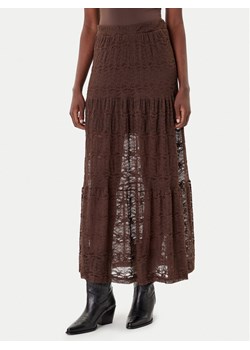 ONLY Spódnica maxi Luna 15353206 Brązowy Regular Fit ze sklepu MODIVO w kategorii Spódnice - zdjęcie 185483959