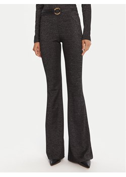 Just Cavalli Spodnie materiałowe 79PAC101 J0251 Czarny Flare Fit ze sklepu MODIVO w kategorii Spodnie damskie - zdjęcie 185483999