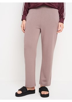 Sinsay - Spodnie z dzianiny soft touch - brązowy ze sklepu Sinsay w kategorii Spodnie damskie - zdjęcie 185486476