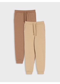 Sinsay - Spodnie dresowe 2 pack - brązowy ze sklepu Sinsay w kategorii Spodnie chłopięce - zdjęcie 185486497