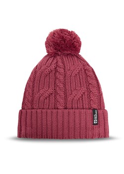 Jack Wolfskin Czapka Pompom 1905092 Fioletowy ze sklepu MODIVO w kategorii Czapki zimowe damskie - zdjęcie 185486758