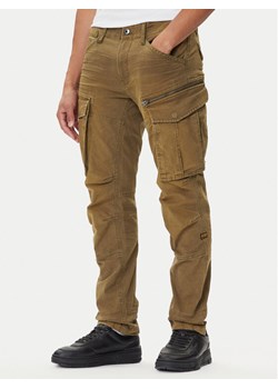 G-Star Raw Spodnie materiałowe Rovic Zip 3D D02190-E172 Zielony Tapered Fit ze sklepu MODIVO w kategorii Spodnie męskie - zdjęcie 185486768