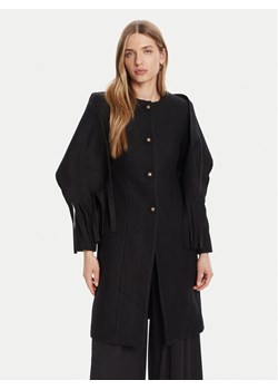Rinascimento Płaszcz wełniany CFC0125616003 Czarny Regular Fit ze sklepu MODIVO w kategorii Płaszcze damskie - zdjęcie 185486777