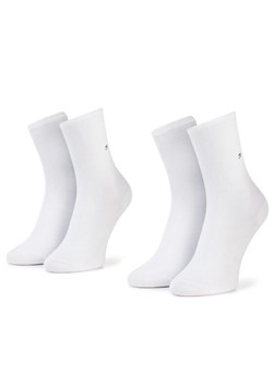 Tommy Hilfiger Zestaw 2 par wysokich skarpet damskich 371221 Biały ze sklepu MODIVO w kategorii Skarpetki damskie - zdjęcie 185486785