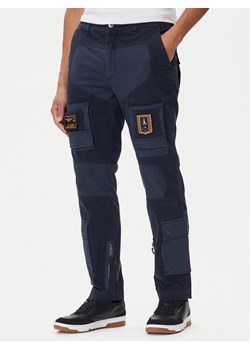 Aeronautica Militare Spodnie materiałowe 252PA1664UCT04241 Granatowy Regular Fit ze sklepu MODIVO w kategorii Spodnie męskie - zdjęcie 185486797