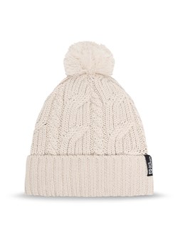 Jack Wolfskin Czapka Pompom 1905092 Beżowy ze sklepu MODIVO w kategorii Czapki zimowe damskie - zdjęcie 185486816