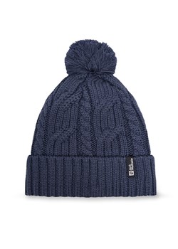 Jack Wolfskin Czapka Pompom 1905092 Granatowy ze sklepu MODIVO w kategorii Czapki zimowe damskie - zdjęcie 185486855