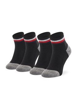 Tommy Hilfiger Zestaw 2 par wysokich skarpet dziecięcych 100001501 Czarny ze sklepu MODIVO w kategorii Skarpetki dziecięce - zdjęcie 185486937