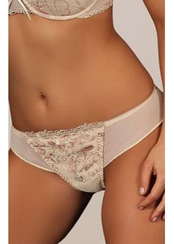 Beżowe stringi damskie Margaret, Kolor beżowy, Rozmiar S, LivCo Corsetti Fashion ze sklepu Intymna w kategorii Majtki damskie - zdjęcie 185488286