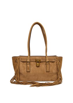 Torebka MICHAEL Michael Kors Hamilton Moderne 30F5ANXT0S Brązowy ze sklepu eobuwie.pl w kategorii Torebki damskie - zdjęcie 185488706