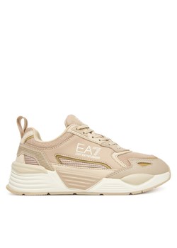 Sneakersy EA7 Emporio Armani 7X000308 AF18447 MZ240 Beżowy ze sklepu eobuwie.pl w kategorii Buty sportowe damskie - zdjęcie 185488755