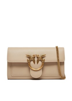 Torebka Pinko Love One C AI 24-25 PLTT 100062 A0F1 Beżowy ze sklepu eobuwie.pl w kategorii Kopertówki - zdjęcie 185488759