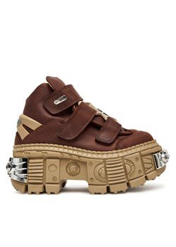 NEW ROCK Sneakersy M-WALL285-C16 Brązowy ze sklepu MODIVO w kategorii Buty sportowe damskie - zdjęcie 185490136