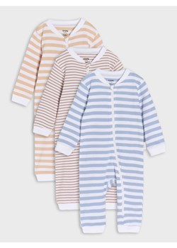 Sinsay - Pajacyki 3 pack - biały ze sklepu Sinsay w kategorii Śpiochy - zdjęcie 185493887