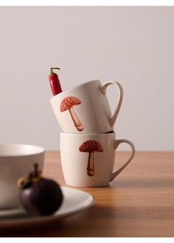Sinsay - Ceramiczne kubki z nadrukiem muchomora 2 pack - wielobarwny ze sklepu Sinsay w kategorii Dom - zdjęcie 185493989