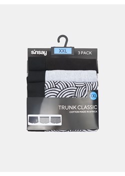 Sinsay - Bawełniane bokserki Long 3 pack - wielobarwny ze sklepu Sinsay w kategorii Majtki męskie - zdjęcie 185494046