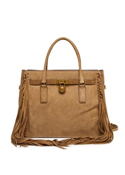 MICHAEL Michael Kors Torebka Hamilton Moderne 30F5ANXS3S Brązowy ze sklepu MODIVO w kategorii Torebki damskie - zdjęcie 185494759