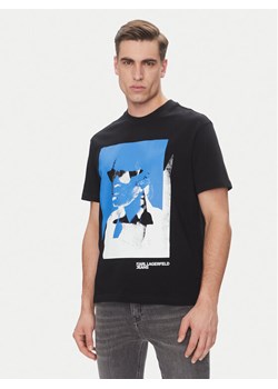 Karl Lagerfeld Jeans T-Shirt A2M17036 Czarny Regular Fit ze sklepu MODIVO w kategorii T-shirty męskie - zdjęcie 185494775