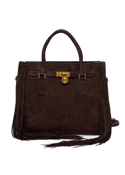 MICHAEL Michael Kors Torebka Hamilton Moderne 30F5ANXS3S Brązowy ze sklepu MODIVO w kategorii Torebki damskie - zdjęcie 185494856