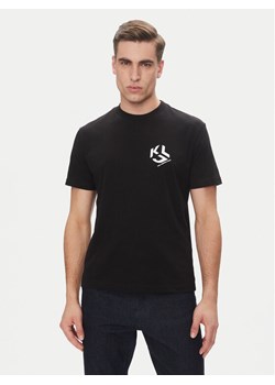 Karl Lagerfeld Jeans T-Shirt A2M17072 Czarny Regular Fit ze sklepu MODIVO w kategorii T-shirty męskie - zdjęcie 185494906