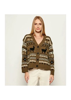 Weekend MaxMara Wełniany kardigan OVATTA | Loose fit ze sklepu Gomez Fashion Store w kategorii Swetry damskie - zdjęcie 185497076