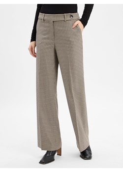 More & More Spodnie Kobiety beżowy w kratkę ze sklepu vangraaf w kategorii Spodnie damskie - zdjęcie 185499145