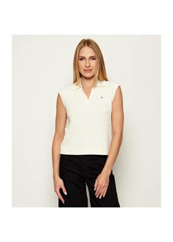 Tommy Hilfiger Kamizelka | Regular Fit ze sklepu Gomez Fashion Store w kategorii Swetry damskie - zdjęcie 185501868