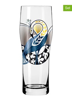 RITZENHOFF Kufle (2 szt.) w kolorze złoto-niebieskim do piwa - 630 ml ze sklepu Limango Polska w kategorii Naczynia - zdjęcie 185502456