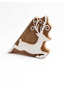 Samimi Stempel &quot;Deer&quot; w kolorze jasnobrązowo-białym - 15 x 12,5 cm ze sklepu Limango Polska w kategorii Zabawki - zdjęcie 185502736