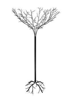 Signes Grimalt Wieszak stojący w kolorze czarnym - wys. 120 x Ø 60 cm ze sklepu Limango Polska w kategorii Szafy - zdjęcie 185502747