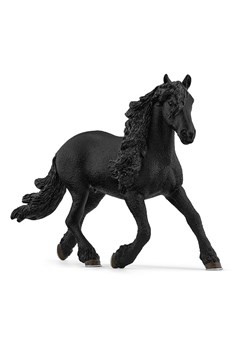 Schleich Figurka &quot;Frisian Stallion&quot; w kolorze czarnym do zabawy - 5+ ze sklepu Limango Polska w kategorii Zabawki - zdjęcie 185503197