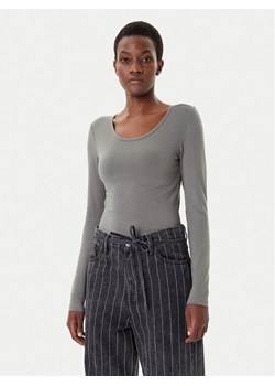 ONLY Bluzka Live Love 15204712 Szary Stretch Fit ze sklepu MODIVO w kategorii Bluzki damskie - zdjęcie 185503437