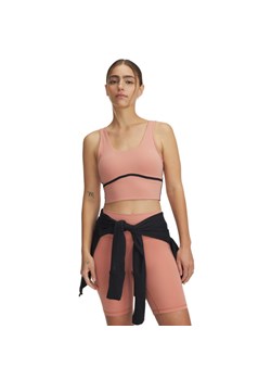 Damski top treningowy Under Armour Meridian Piped Crop Tank - pomarańczowy ze sklepu Sportstylestory.com w kategorii Bluzki damskie - zdjęcie 185504148