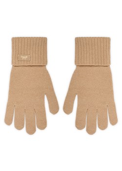 Rękawiczki Damskie Weekend Max Mara Zamianew 2525566055 Beżowy ze sklepu eobuwie.pl w kategorii Rękawiczki damskie - zdjęcie 185505246