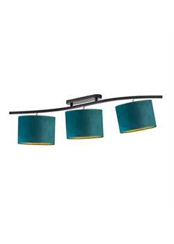 3-punktowa lampa sufitowa do salonu CARTAGENA VELUR z regulacją ze sklepu Lysne w kategorii Lampy sufitowe - zdjęcie 185506676