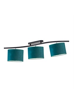 Lampa sufitowa na listwie z welurowymi abażurami CARTAGENA VELUR 3-punktowa regulowana ze sklepu Lysne w kategorii Lampy sufitowe - zdjęcie 185506685