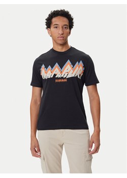 Napapijri T-Shirt Fiemme NP0A88T5 Czarny Regular Fit ze sklepu MODIVO w kategorii T-shirty męskie - zdjęcie 185507519