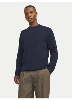 Jack&Jones Sweter Merino 12216817 Granatowy Regular Fit - id: 0000305381699 - marki Jack & Jones - 185507556 Jack&Jones Sweter Merino 12216817 Granatowy Regular Fit ze sklepu MODIVO w kategorii Swetry męskie - zdjęcie 185507556