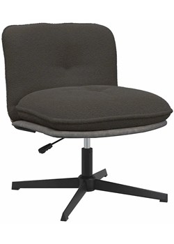 Czarny minimalistyczny fotel obrotowy D4-E44 ze sklepu Edinos.pl w kategorii Krzesła biurowe - zdjęcie 185508936