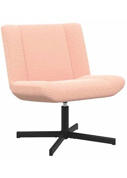 Różowy minimalistyczny fotel obrotowy B5-W26 ze sklepu Edinos.pl w kategorii Dom - zdjęcie 185508976