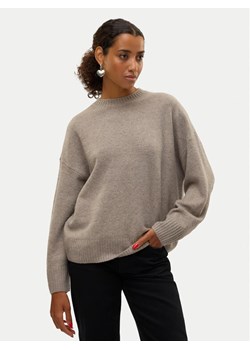Vero Moda Sweter Boom 10320463 Szary Loose Fit ze sklepu MODIVO w kategorii Swetry damskie - zdjęcie 185510426