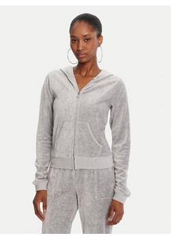 Juicy Couture Bluza Robyn JCSEBJ007 Szary Slim Fit ze sklepu MODIVO w kategorii Bluzy damskie - zdjęcie 185510456