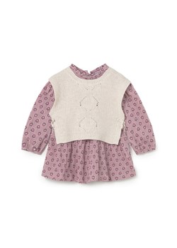 Mayoral Komplet sweter i sukienka 2913 Różowy Regular Fit ze sklepu MODIVO w kategorii Komplety niemowlęce - zdjęcie 185510505