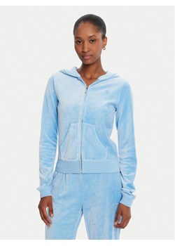 Juicy Couture Bluza Robyn JCSEBJ007 Niebieski Slim Fit ze sklepu MODIVO w kategorii Bluzy damskie - zdjęcie 185510507