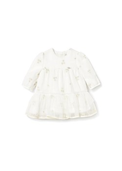 Mayoral Sukienka elegancka 2817 Écru Regular Fit ze sklepu MODIVO w kategorii Sukienki dziewczęce - zdjęcie 185510516