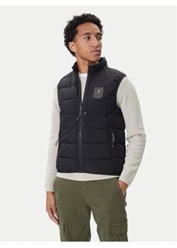 Aeronautica Militare Kamizelka 252AB3023UCT04214 Czarny Regular Fit ze sklepu MODIVO w kategorii Kamizelki męskie - zdjęcie 185510526