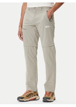 Jack Wolfskin Spodnie outdoor Pico Trail A63905 Beżowy Regular Fit ze sklepu MODIVO w kategorii Spodnie męskie - zdjęcie 185510545